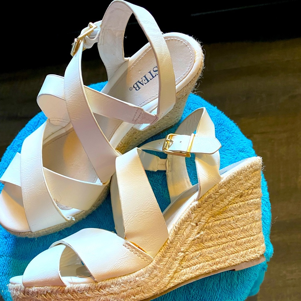 Just fab, wedge heels size 8